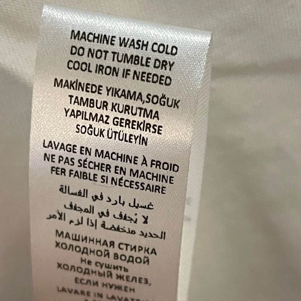 Opening Ceremony White Logo Hem Cropped Tee Size L NWT - Picture 6 of 7